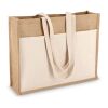 Sac fourre-tout en jute OEKO-TEX® 45 x 12 x 35cm 320g/m² Ecru | sans marquage | non disponible | non disponible