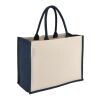 Jute-Cotton Sac fourre-tout OEKO-TEX® 42,5 x 19 x 32cm 320g/m² Bleu foncé | sans marquage | non disponible | non disponible