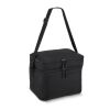 Sac isotherme à double compartiment en R-PET 600D, 30 x 20 x 25 cm, 15 litres. Noir | sans marquage | non disponible | non disponible