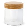 Boîte en verre & bambou 600ml Transparent | sans marquage | non disponible | non disponible | non disponible
