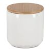 Boîte en céramique et bambou 550ml Blanc | sans marquage | non disponible | non disponible
