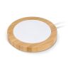 Chargeur sans fil bambou & RABS 15W Blanc-Nature | sans marquage | non disponible | non disponible | non disponible