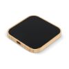 Chargeur sans fil bambou et verre 10W Noir | sans marquage | non disponible | non disponible | non disponible