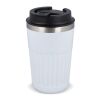 Thermos à café à emporter en acier inoxydable recyclé, 400 ml Blanc | sans marquage | non disponible | non disponible