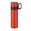 Thermos Flow 500ml avec poignée Rouge / blanc | sans marquage | non disponible | non disponible | non disponible