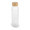 Bouteille d'eau verre & bambou 500ml Blanc | sans marquage | non disponible | non disponible | non disponible