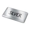 Doming Rectangle 40x20 mm Argent | sans marquage | non disponible | non disponible | non disponible
