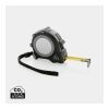 Mètre ruban Grip 3M/16mm en plastique recyclé RCS gris-noir | sans marquage | non disponible | non disponible