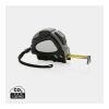 Mètre ruban Auto stop 5M/19mm en plastique recyclé RCS noir | sans marquage | non disponible | non disponible