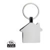 Porte-clés maison en alliage de zinc recyclé RCS argent | sans marquage | non disponible | non disponible