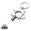 Porte-clés 3 en 1 en alliage de zinc recyclé RCS argent | sans marquage | non disponible | non disponible