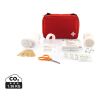 Kit de premiers soins de la taille d’une enveloppe rouge | sans marquage | non disponible | non disponible