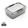 Boîte à lunch étanche en acier inoxydable recyclé RCS argent | sans marquage | non disponible | non disponible