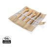 Set de couverts en bambou blanc | sans marquage | non disponible | non disponible | non disponible