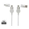Câble Oakland 1,2 mètres 6-in-1 à charge rapide 60W blanc | sans marquage | non disponible | non disponible