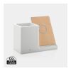 Chargeur 10W avec porte-stylo FSC® et RCS Ontario blanc | sans marquage | non disponible | non disponible