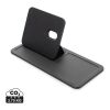 Chargeur de bureau 3 en 1 en PU recyclé RCS Swiss Peak noir | sans marquage | non disponible | non disponible