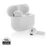 Écouteurs sans fil en plastique recyclé RCS Tunevo blanc | sans marquage | non disponible | non disponible