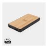 Batterie de secours 8000mAh en plastique recyclé FSC®& RCS marron | sans marquage | non disponible | non disponible