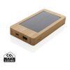 Batterie de secours solaire 10.000mAh en bambou Sunwick marron | sans marquage | non disponible | non disponible