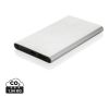 Powerbank 4000mAh en plastique recyclé/aluminium RCS argent | sans marquage | non disponible | non disponible
