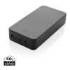 Powerbank 20.000mAh avec USB C en ABS recyclé RCS Boostcore noir | sans marquage | non disponible | non disponible