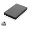 Powerbank 5000mAh et 5W en aluminium recyclé RCS Orion noir | sans marquage | non disponible | non disponible