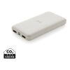 Powerbank avec induction en plastique recyclé RCS blanc | sans marquage | non disponible | non disponible