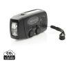 Radio d'urgence en plastique recyclé RCS RescueWave noir | sans marquage | non disponible | non disponible