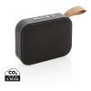 Enceinte 3W en tissu- Batterie 300 mAh noir-noir | sans marquage | non disponible | non disponible
