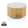 Enceinte 3W en bambou FSC® et ABS RCS blanc | sans marquage | non disponible | non disponible