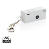 Porte-clés appareil photo en ABS RCS Cliq it blanc | sans marquage | non disponible | non disponible