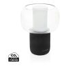 Lampe avec haut-parleur 10W en plastique recyclé RCS Lux noir | sans marquage | non disponible | non disponible