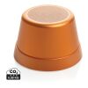 Haut-parleur magnétique 5W en aluminium recyclé RCS Nivio orange | sans marquage | non disponible | non disponible
