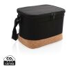 Sac isotherme double ton avec finition liège noir | sans marquage | non disponible | non disponible | non disponible