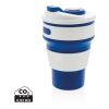 Mug en silicone pliable bleu | sans marquage | non disponible | non disponible