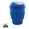 Mug en PP recyclable avec couvercle à vis 350ml bleu | sans marquage | non disponible | non disponible