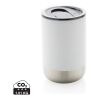 Mug en acier inoxydable recyclé RCS blanc | sans marquage | non disponible | non disponible
