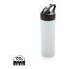 Bouteille de sport avec paille - 450 ml blanc | sans marquage | non disponible | non disponible | non disponible