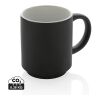 Mug en céramique empilable noir | sans marquage | non disponible | non disponible