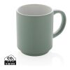 Mug en céramique empilable vert | sans marquage | non disponible | non disponible