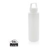 Bouteille 500ml en PP recyclé RCS et avec poignée blanc | sans marquage | non disponible | non disponible