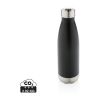 Bouteille isotherme acier bicolore - 500 ml noir | sans marquage | non disponible | non disponible