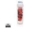 Bouteille infuseur fruits avec couvercle à clapet - 500 ml bleu | sans marquage | non disponible | non disponible