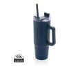 Mug 900ml avec poignée en plastique recyclé RCS Tana blue marin | sans marquage | non disponible | non disponible