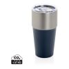 Mug 500ml en acier recyclé certifié RCS Fluid blue marin | sans marquage | non disponible | non disponible