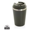 Mug 350ml à double paroi en PP recyclé RCS Java vert | sans marquage | non disponible | non disponible