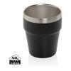 Tasse à café 300ml à double paroi en acier RCS Clark noir | sans marquage | non disponible | non disponible