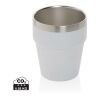 Tasse à café 300ml à double paroi en acier RCS Clark blanc | sans marquage | non disponible | non disponible
