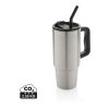 Mug 900ml en acier inoxydable recyclé Embrace RCS argent | sans marquage | non disponible | non disponible